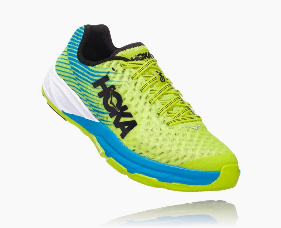 Hoka One One Løbesko Dame - Evo Carbon Rocket - Grøn/Blå - 890327GQP